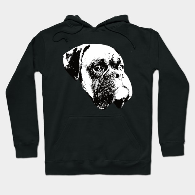 Boxer Dog - Boxer Christmas Gifts Hoodie by DoggyStyles